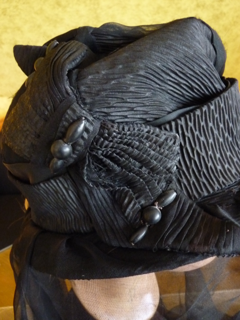 10 antique mourning hat 1910