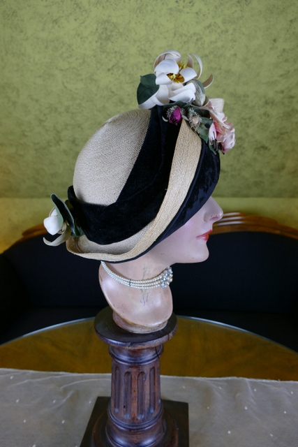 12 antique straw hat 1912