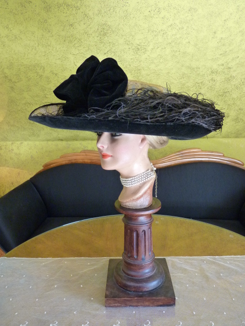 8 antique lampshade hat 1912