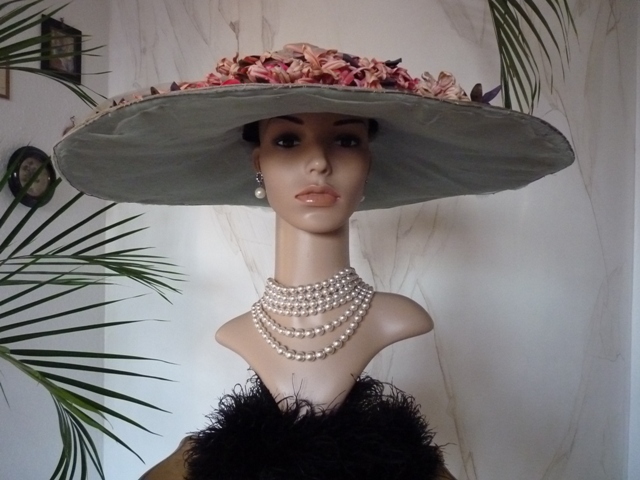 antique hat, antique summer hat, summer hat 1910, hat 1910, antique dress, antique gown, edwardian hat, chapeau ancien, шляпе 1900, шляпе 1910
