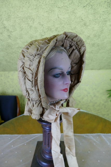 12a antique regency bonnet 1805