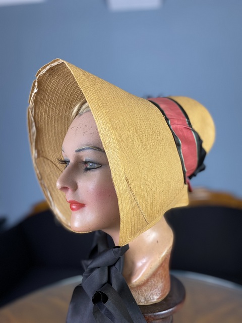 5 antique victorian bonnet 1830