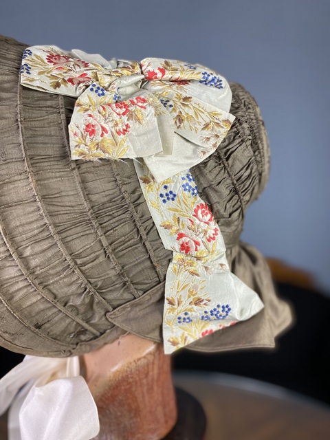 1 antique romantic period bonnet 1825