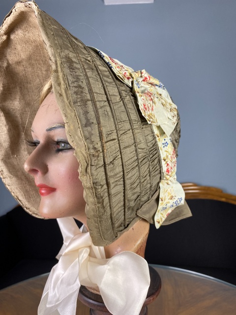 5 antique romantic period bonnet 1825