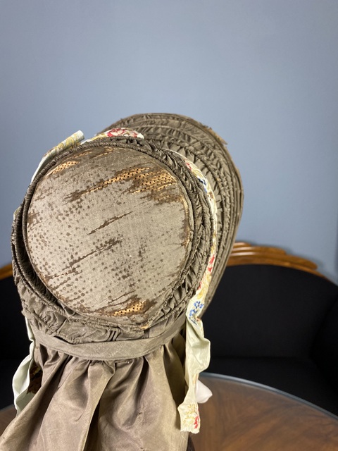 7 antique romantic period bonnet 1825