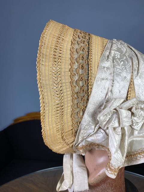 1 antique victorian bonnet 1850