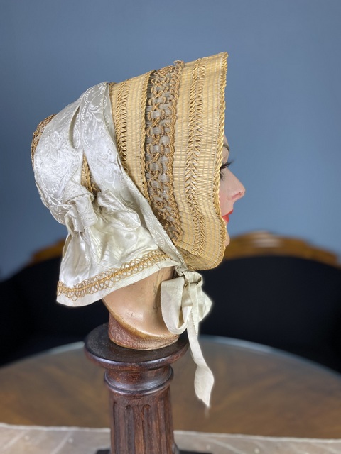 10 antique victorian bonnet 1850