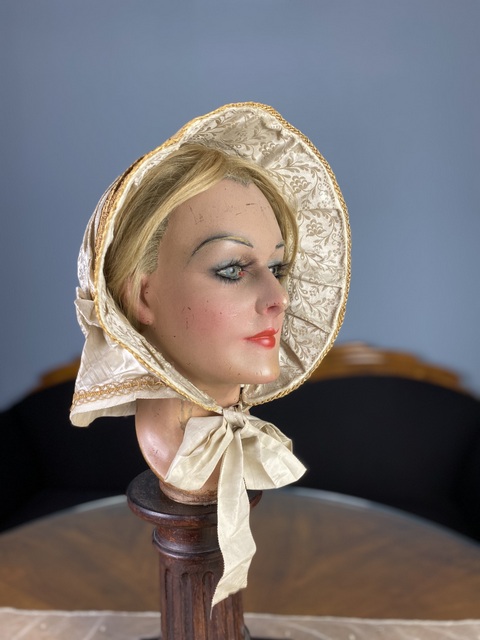 12 antique victorian bonnet 1850