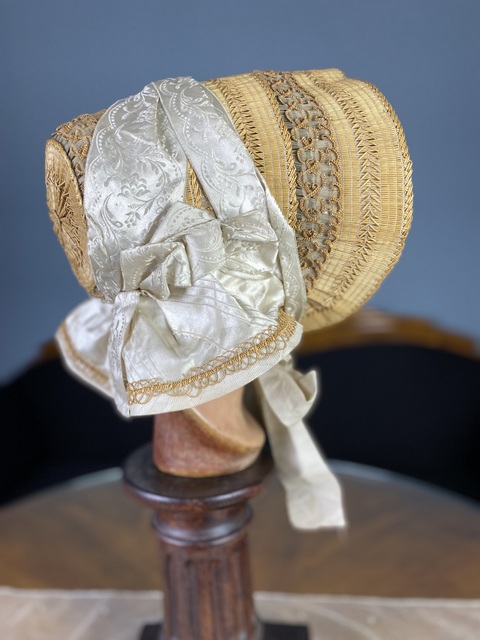 9 antique victorian bonnet 1850
