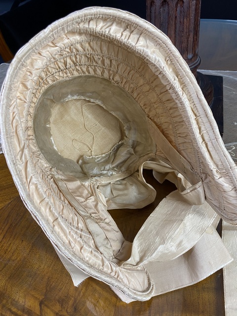 20 antique wedding bonnet 1850