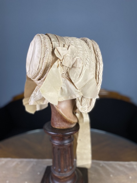 antique wedding bonnet 1850