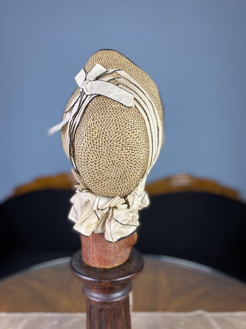 7 antique civil war bonnet 1860
