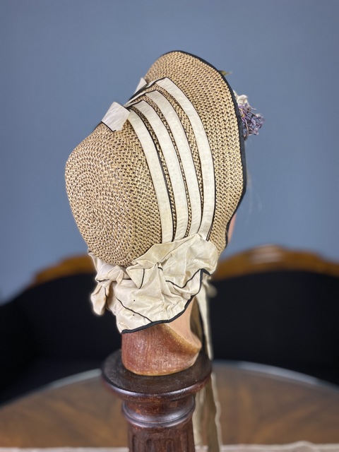 8 antique civil war bonnet 1860