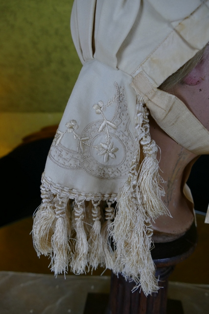 11 antique wedding bonnet 1870