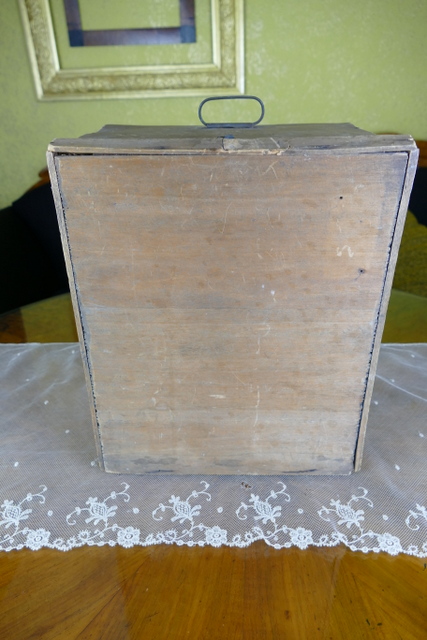 17 antique ROQUANCOURT wooden box 1879
