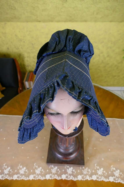 2b antique amish bonnet 1880