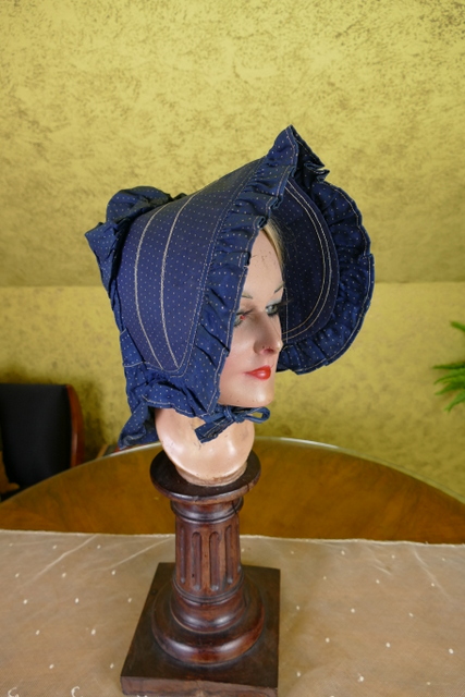 9 antique amish bonnet 1880