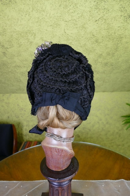 9 antique bonnet 1880