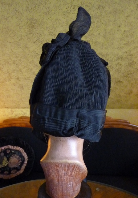 10 antique mourning bonnet