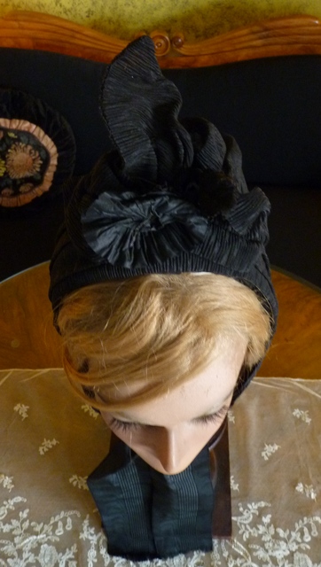 15 antique mourning bonnet