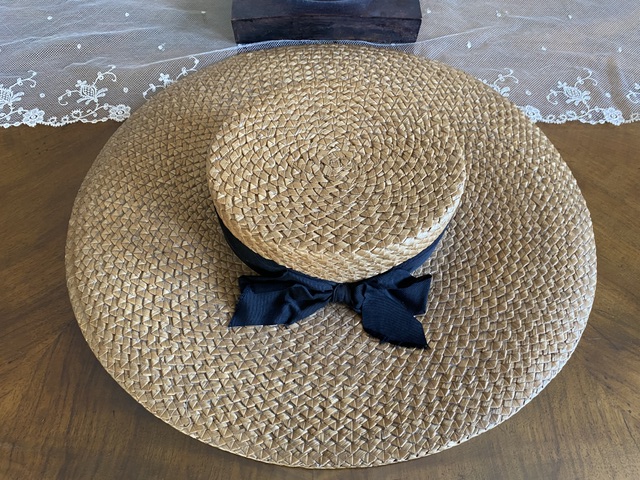 14 antique straw hat Heath 1899