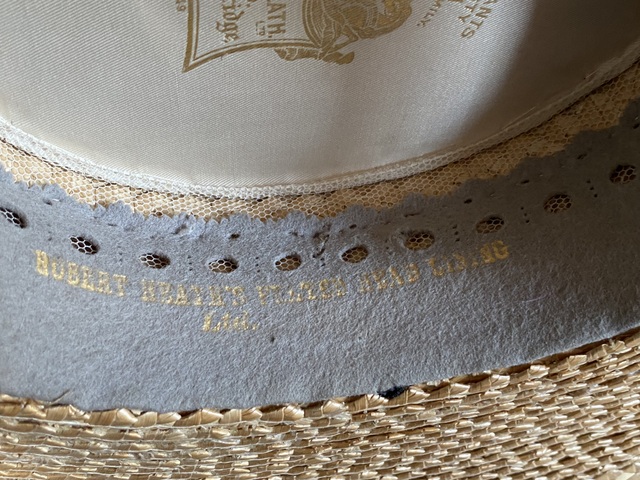 16 antique straw hat Heath 1899