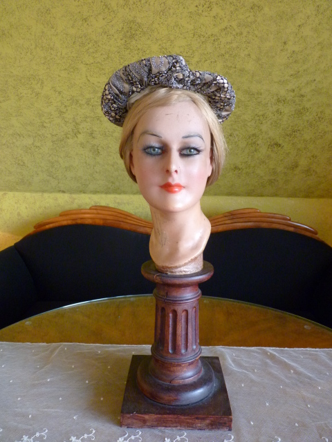 2 antique victorian bonnet 1895