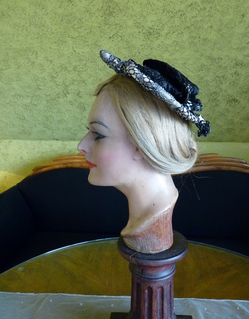 7antique victorian bonnet 1895