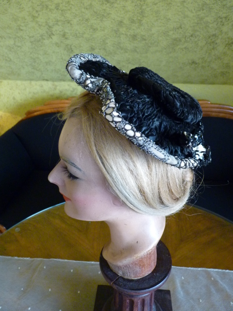 8 antique victorian bonnet 1895
