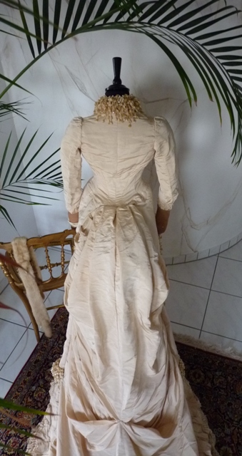 40 antique bustle gown