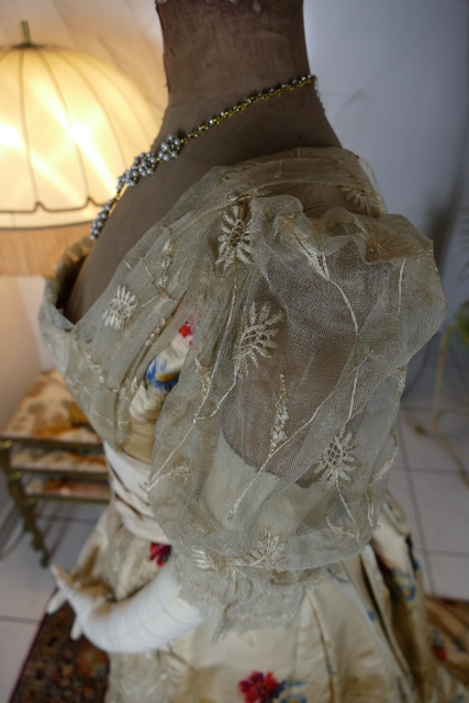 15 antique LEROUX Ball gown 1890
