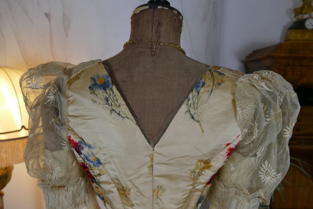 19 antique LEROUX Ball gown 1890