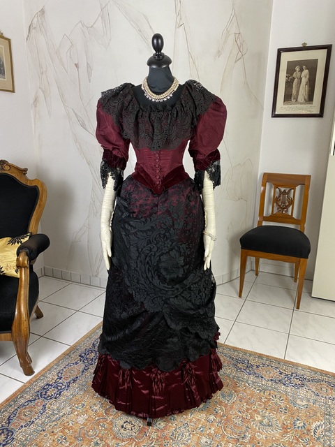 2 antique dinner dress 1892