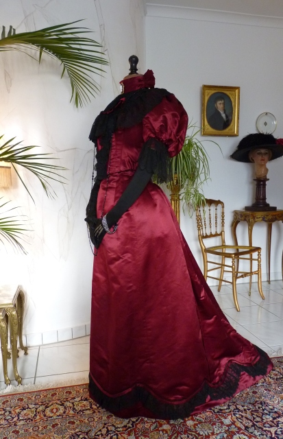 17 antique reception gown