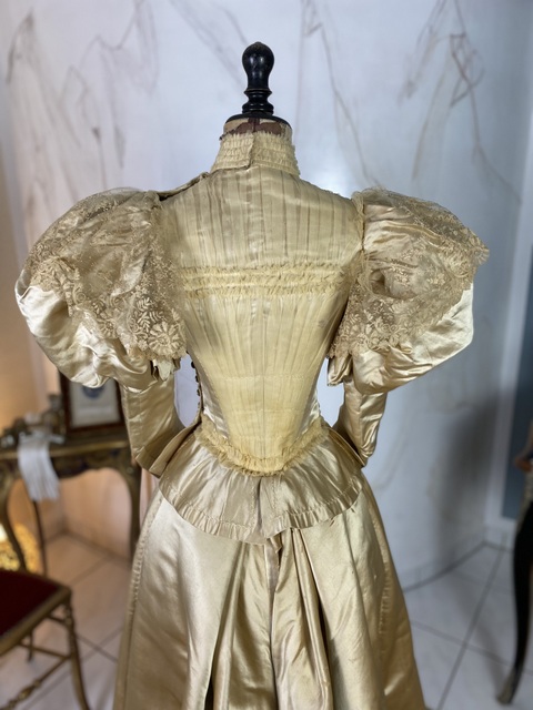 16 antique dinner dress 1895