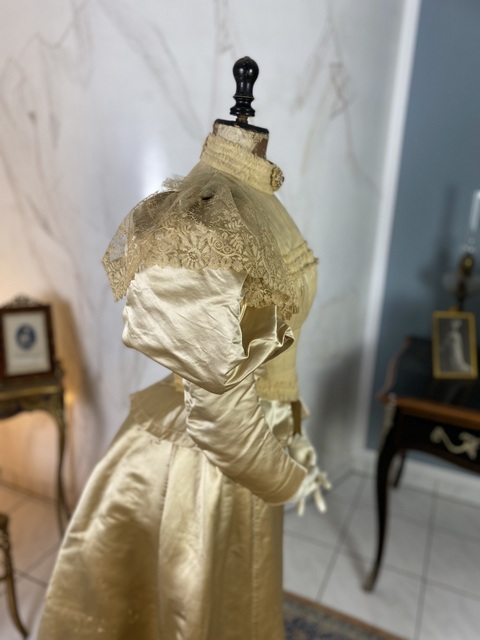 23 antique dinner dress 1895