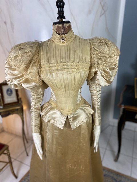 3 antique dinner dress 1895