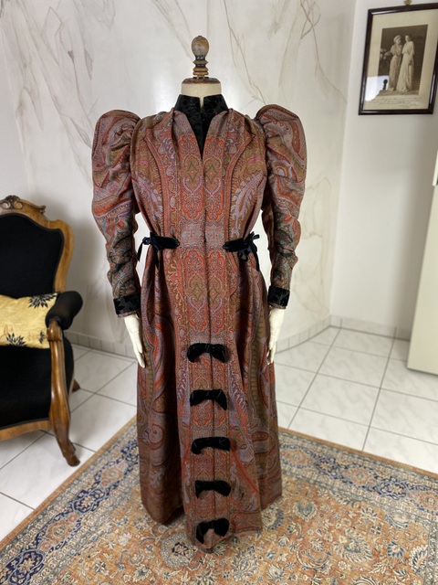 2 antique dressing gown 1895