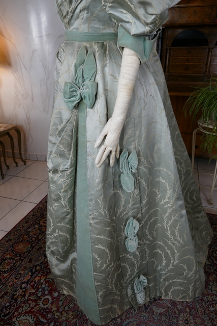 15 antique reception gown 1895