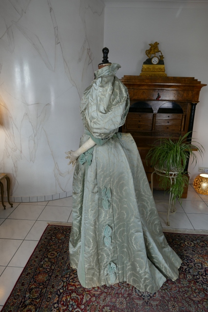 21 antique reception gown 1895