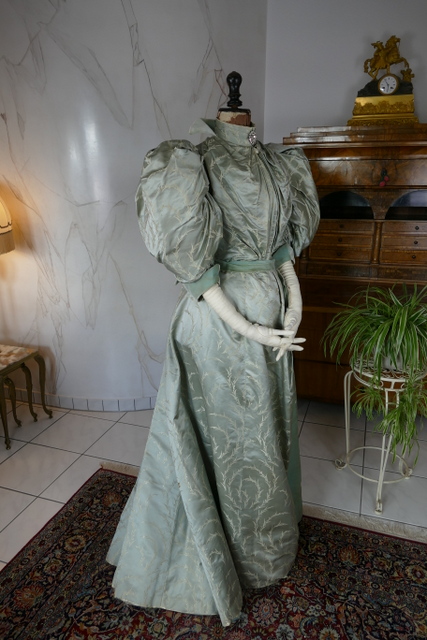 31 antique reception gown 1895