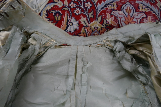 34 antique reception gown 1895