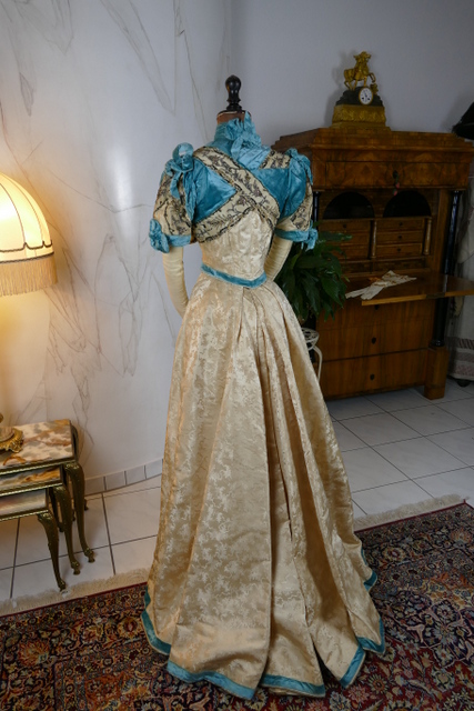 35 antique evening gown 1895