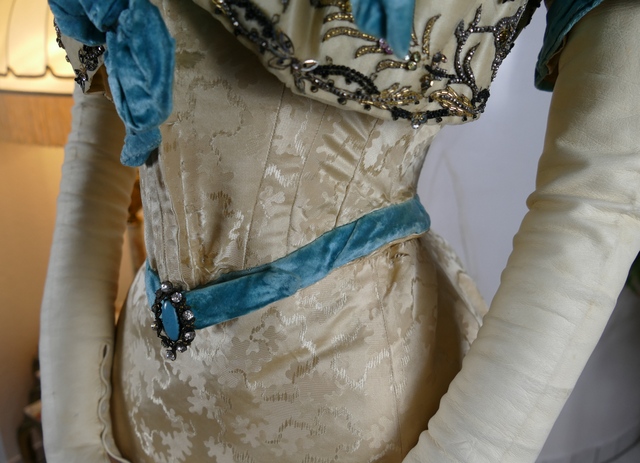 4 antique evening gown 1895