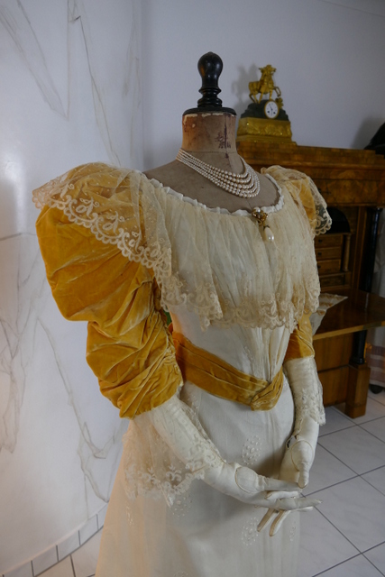 14 antique evening dress 1895