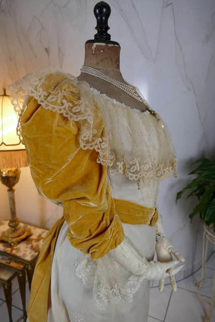 32 antique evening dress 1895