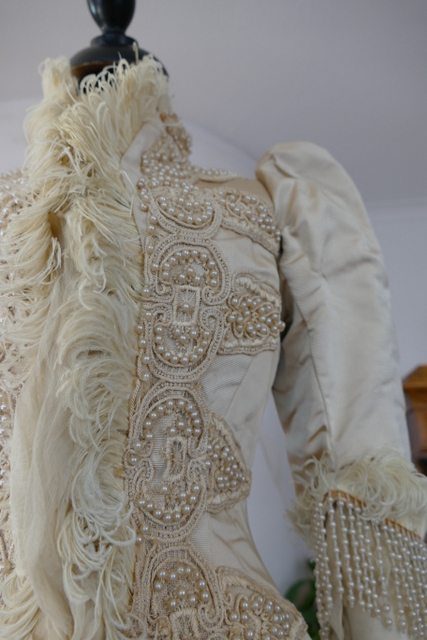 17 antique silk jacket 1895