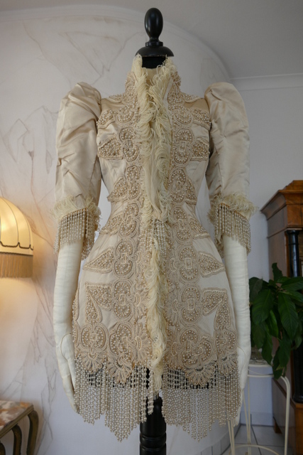 18 antique silk jacket 1895