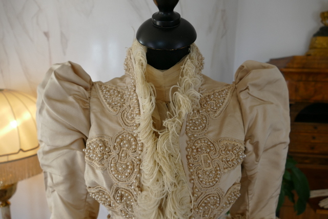4 antique silk jacket 1895