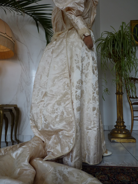20 antikes Hochzeitskleid 1895